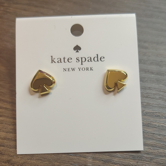Kate Spade New York Everyday Spade Metal Studs - Picture 2 of 3